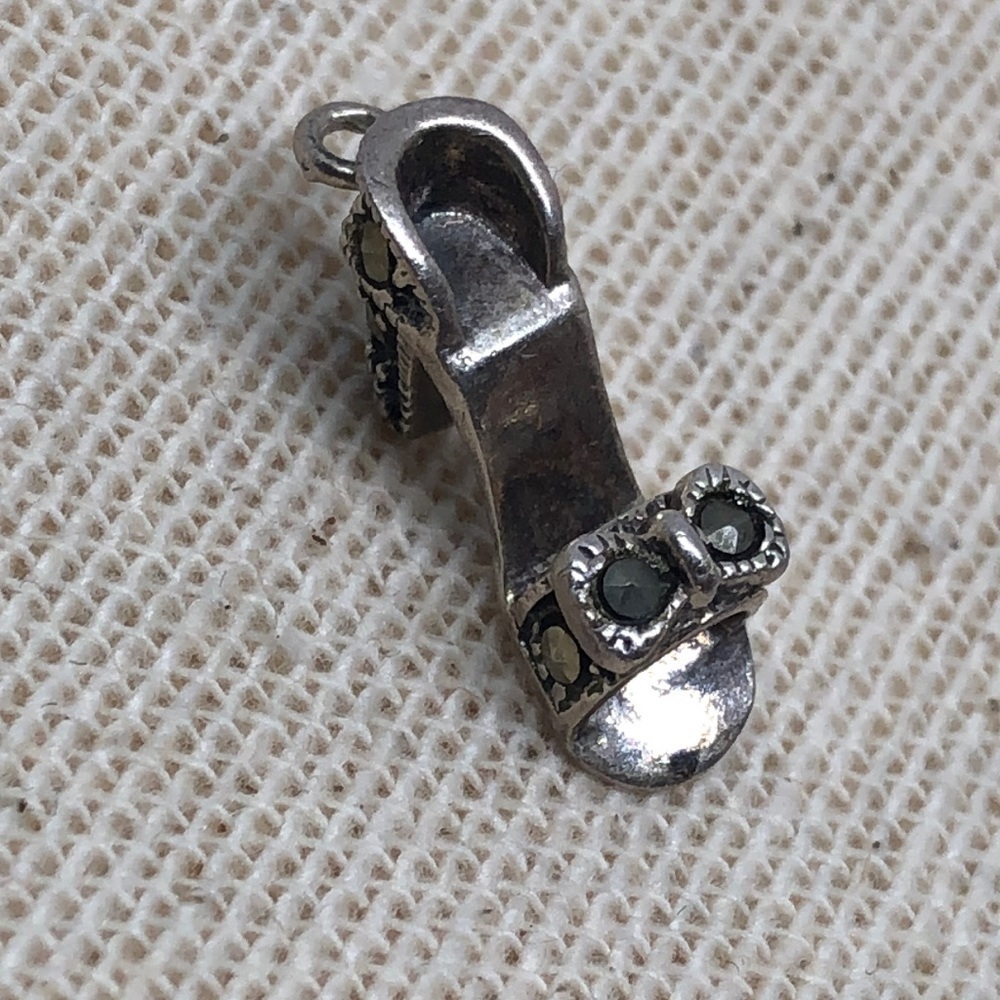 Sterling silver 925 shoe charm or pendant